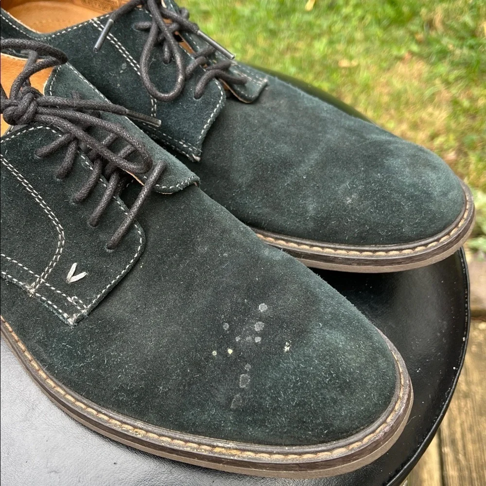 Vionic Browery Graham Black Suede Oxford Men's Dress Shoe Size 8.5